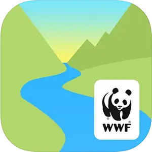 WWF Free Rivers Logo "Best Science Apps"